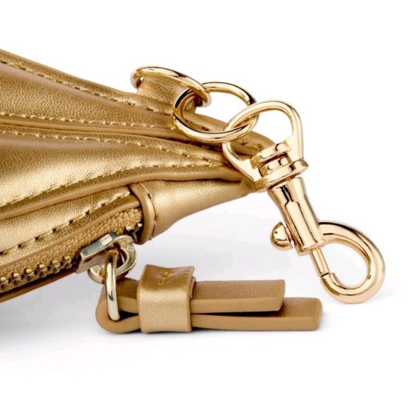 Gold Lips Coin Pouch nwt - DVF for Target - Picture 2 of 3